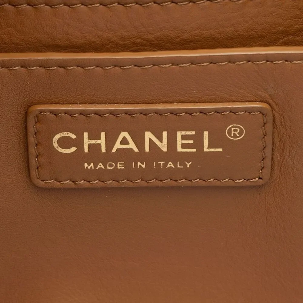 Chanel Lambskin CC Small Shopping Tote